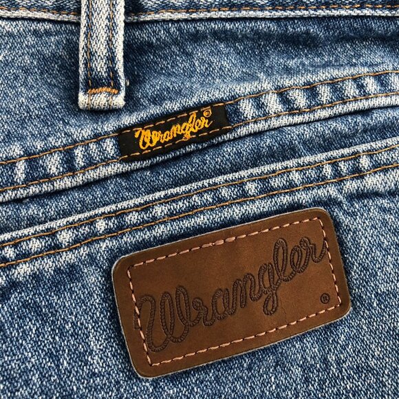 2 Wrangler Mens Jeans Size 38x30 Lot Of Two 47MWZ Blue Denim Straight Leg Casual - Picture 15 of 16